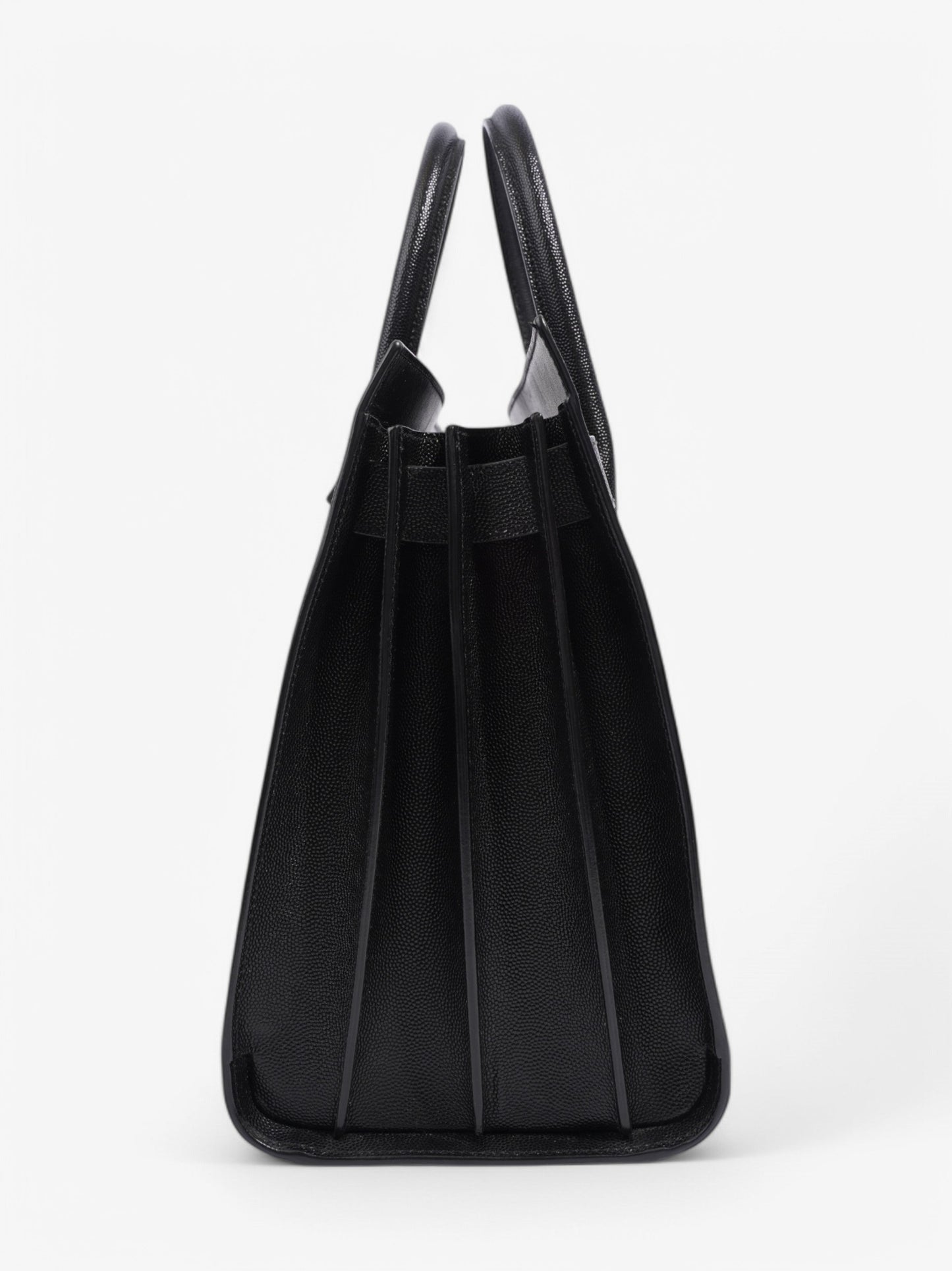 Saint Laurent Sac De Jour Black Calfskin Leather Small