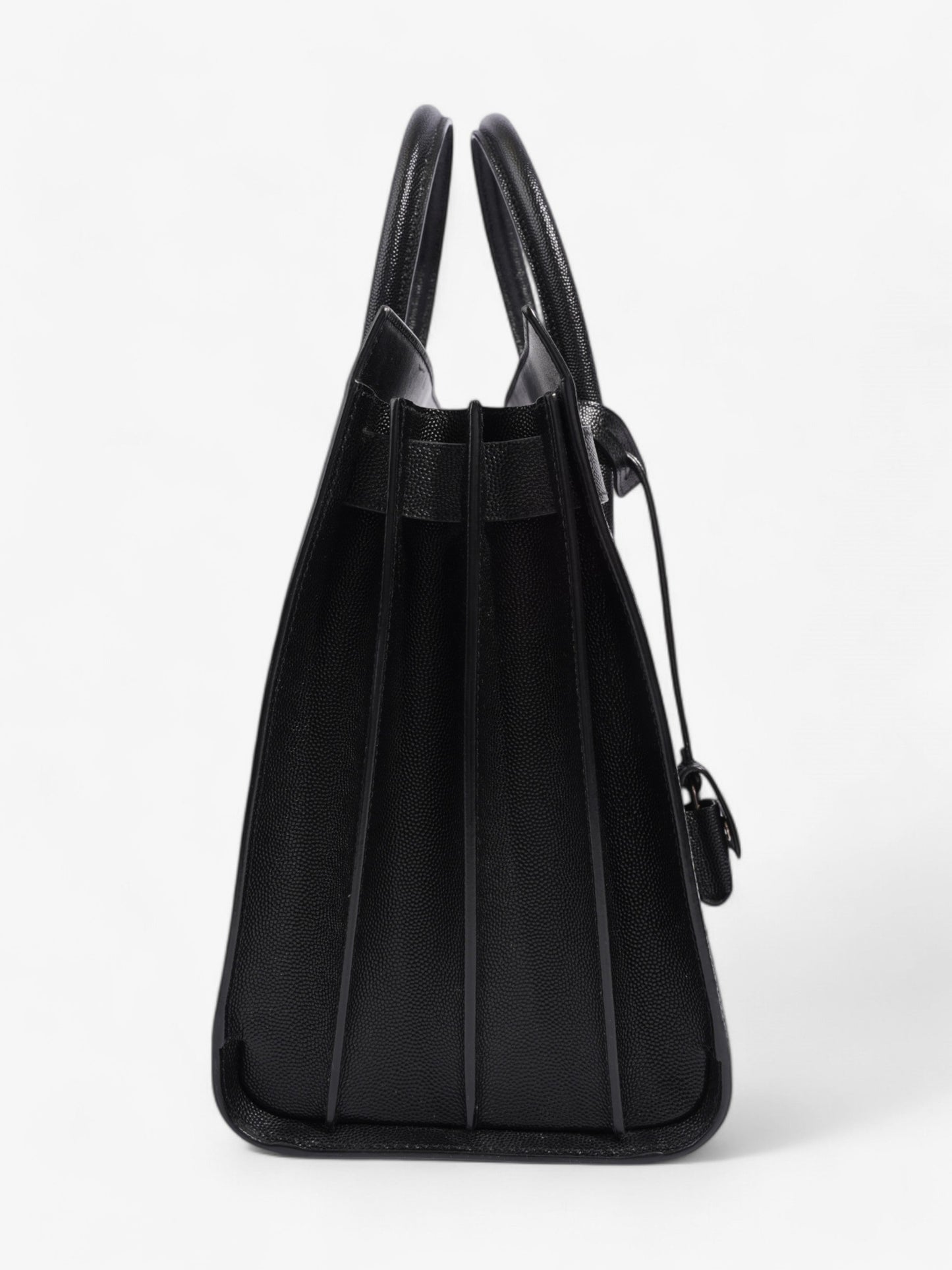 Saint Laurent Sac De Jour Black Calfskin Leather Small
