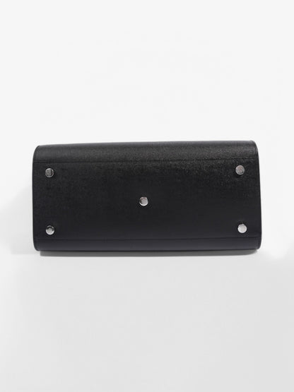 Saint Laurent Sac De Jour Black Calfskin Leather Small