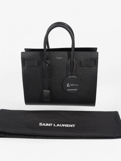 Saint Laurent Sac De Jour Black Calfskin Leather Small