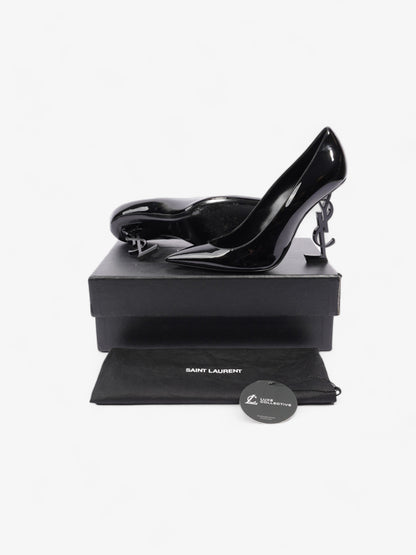 Saint Laurent Opyum Heels 110 Black Patent Leather EU 40 UK 7
