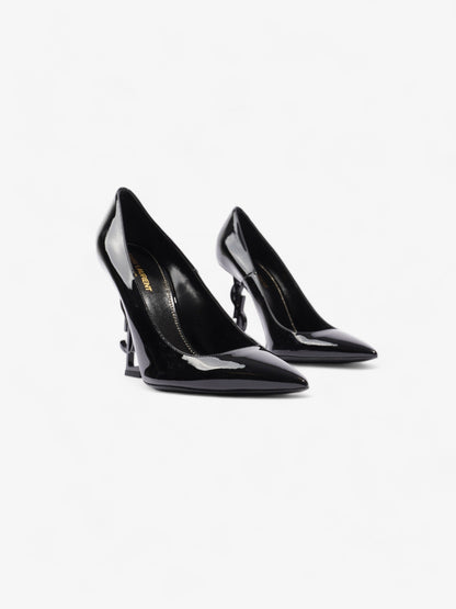 Saint Laurent Opyum Heels 110 Black Patent Leather EU 40 UK 7