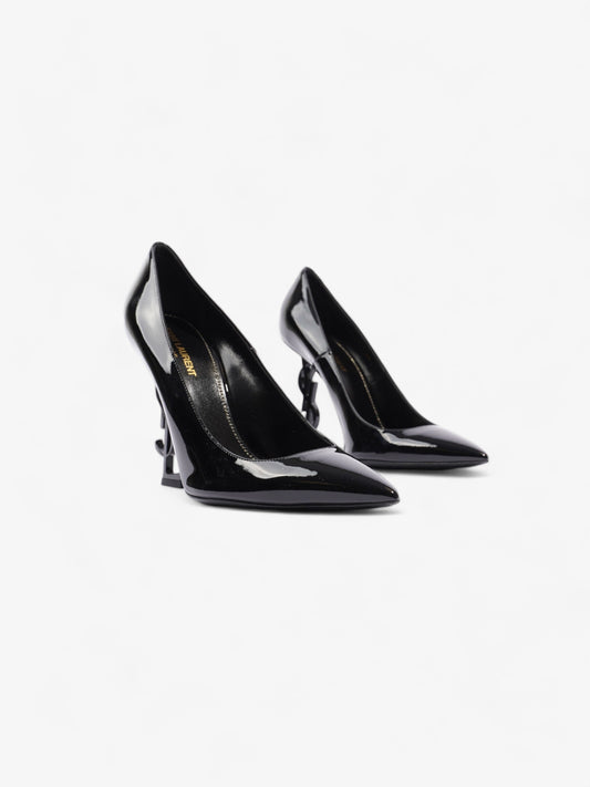 Saint Laurent Opyum Heels 110 Black Patent Leather EU 40 UK 7