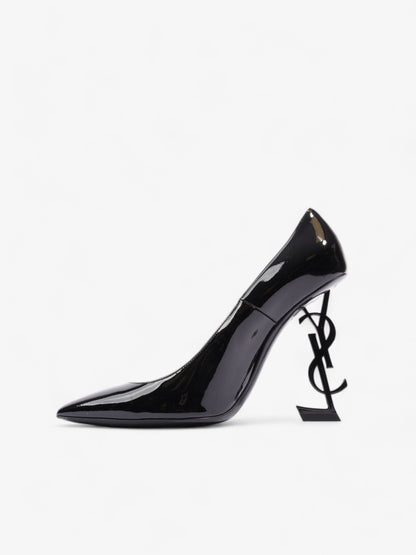 Saint Laurent Opyum Heels 110 Black Patent Leather EU 40 UK 7