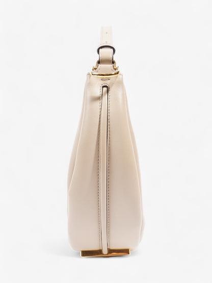 Fendi Fendigraphy Dove Grey Calfskin Leather Small
