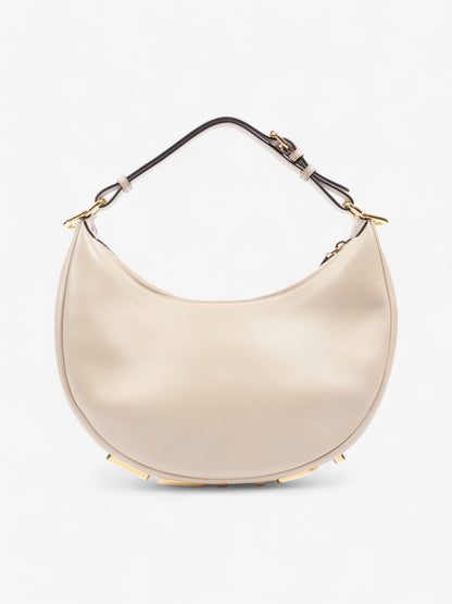 Fendi Fendigraphy Dove Grey Calfskin Leather Small