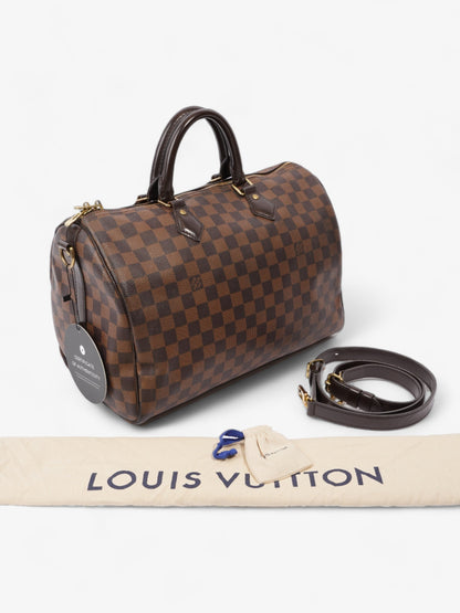 Louis Vuitton Speedy Bandoulière 35 Damier Ebene Coated Canvas
