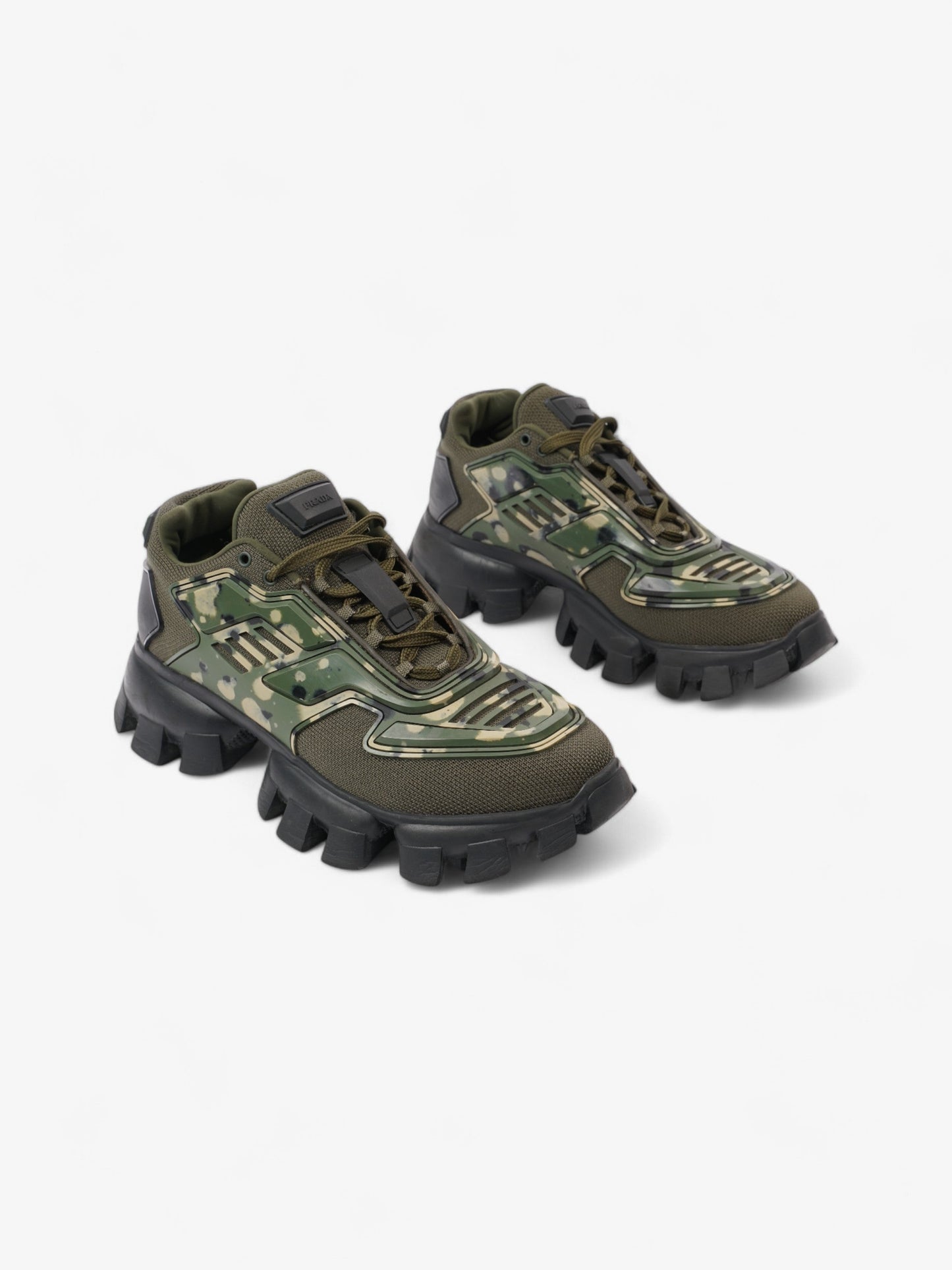 Prada Cloudbust Thunder  Khaki / Black Mesh EU 40 UK 6