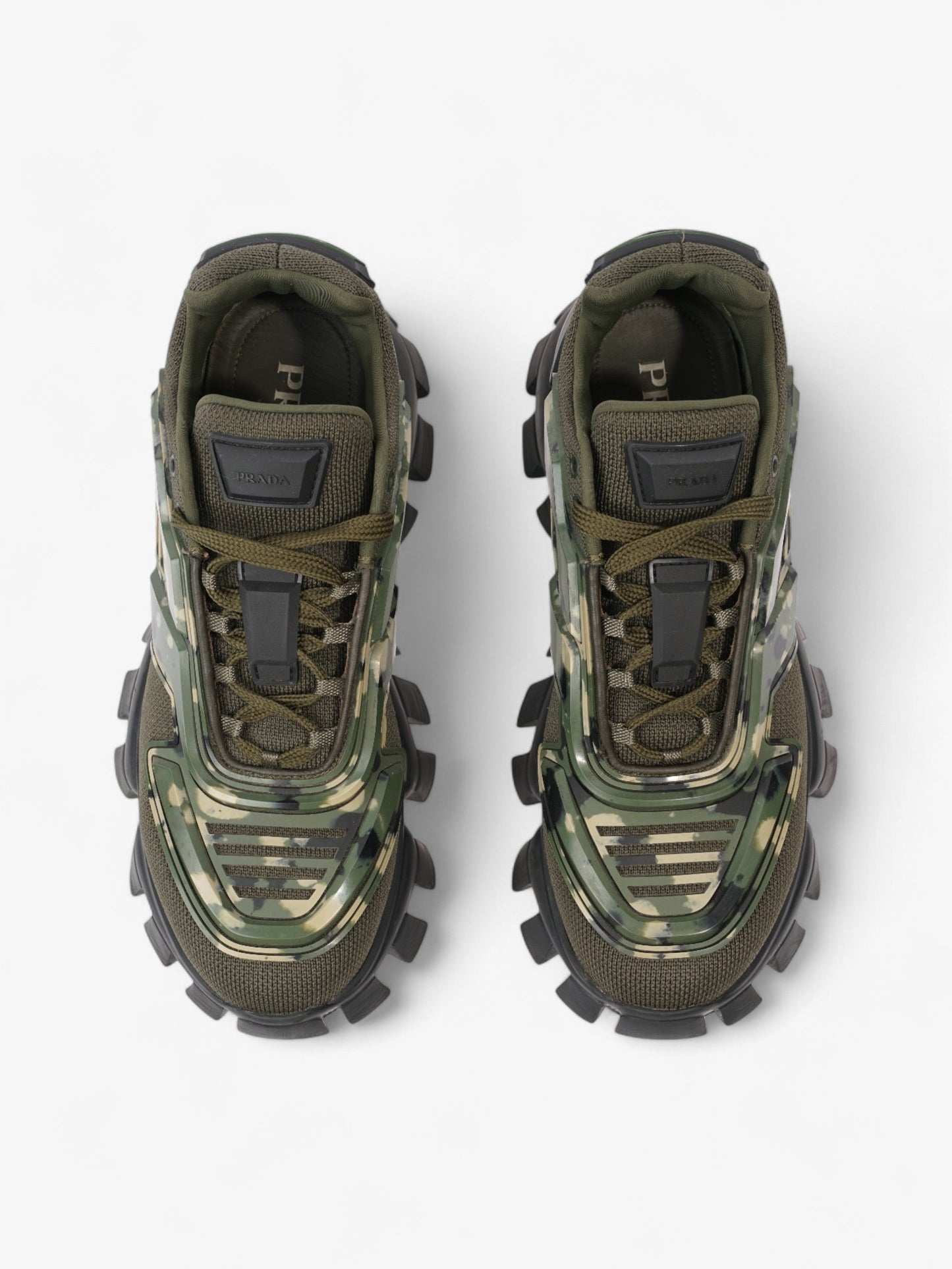 Prada Cloudbust Thunder  Khaki / Black Mesh EU 40 UK 6