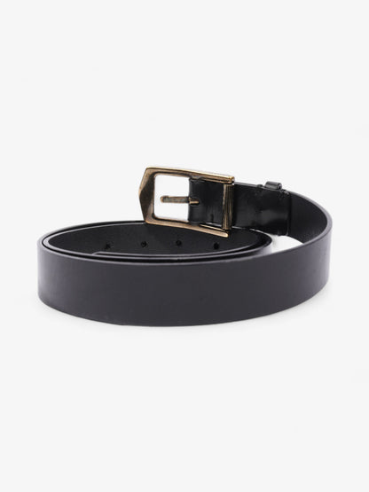 Burberry Buckle Belt Black Leather 100cm 40"