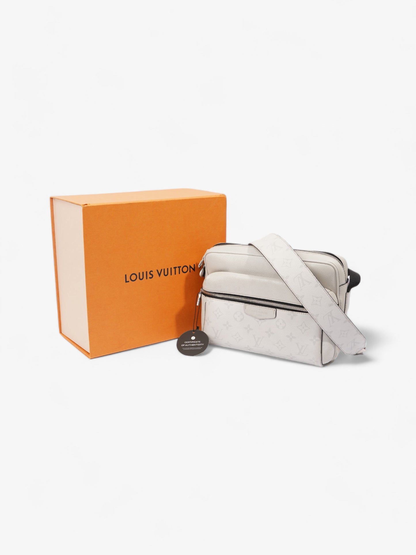 Louis Vuitton Outdoor Taigarama Messenger White Monogram Leather
