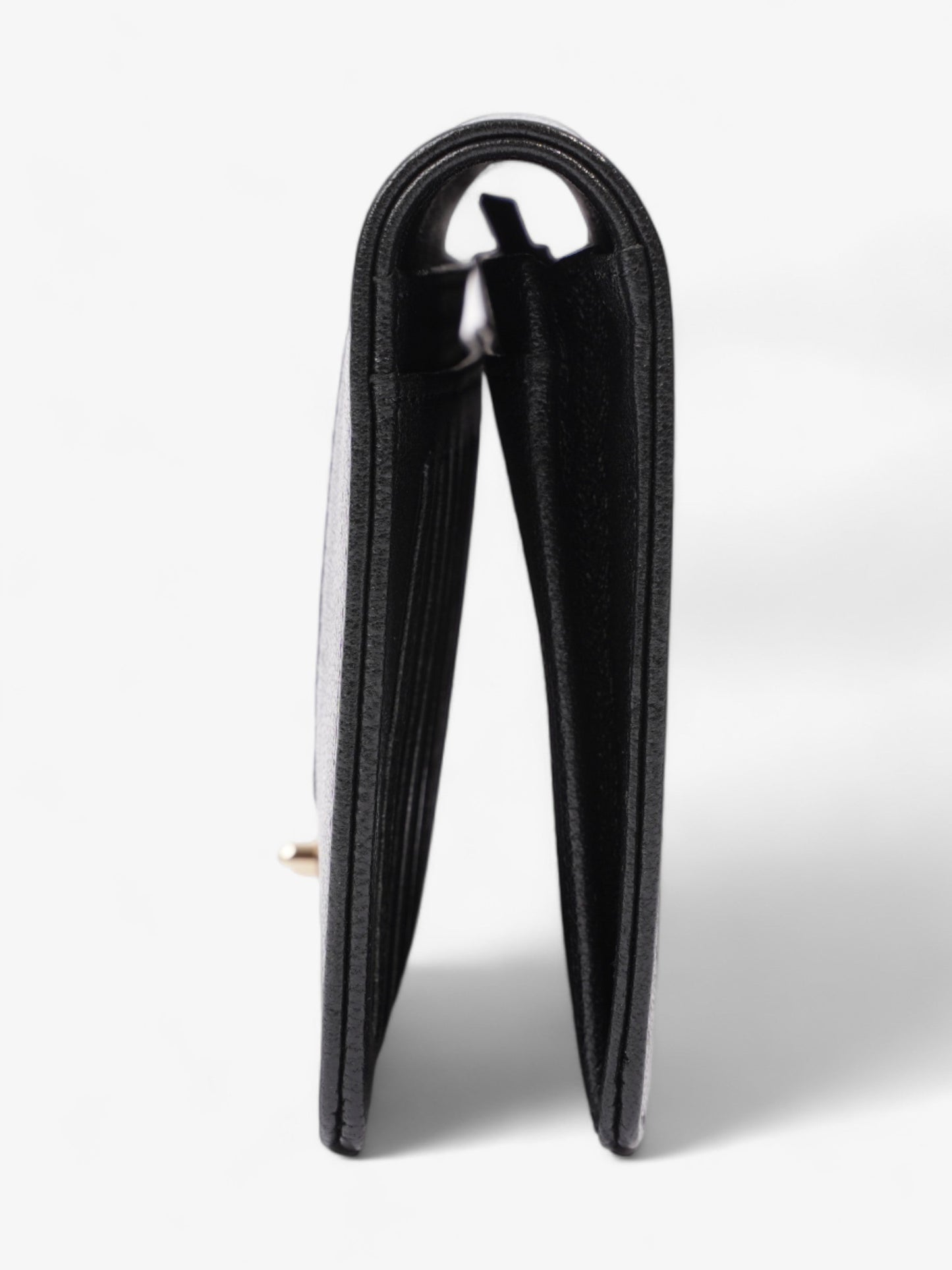 Chanel Mademoiselle Continental Wallet Black Caviar Leather