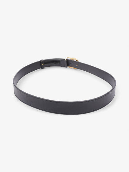 Gucci Double G Belt Black Leather 90cm 36"