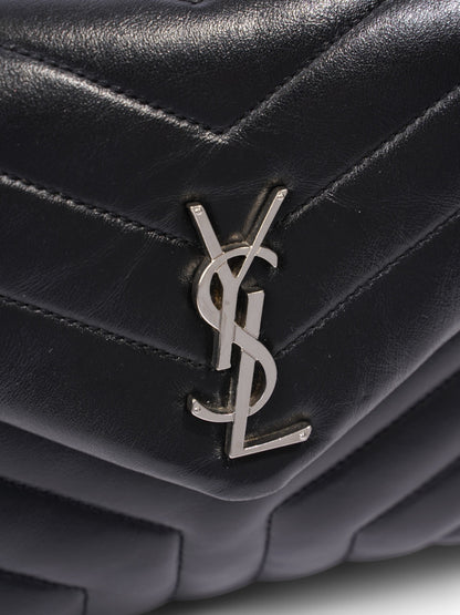 Saint Laurent Loulou Black Quilted Leather Small