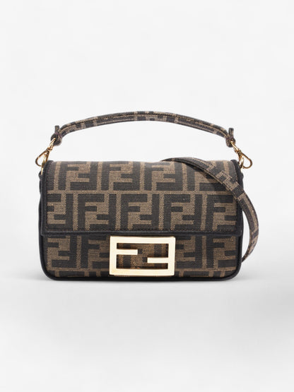Fendi Baguette Tobacco / Brown Fabric Mini