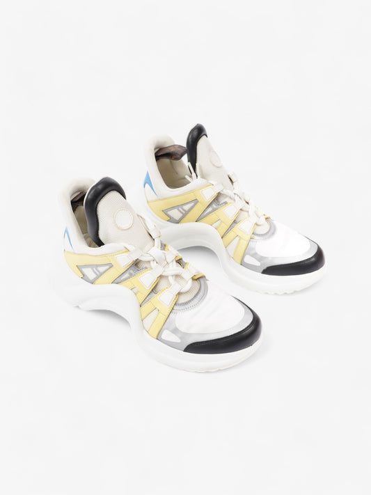 Louis Vuitton Archlight Sneakers White  / Yellow / Grey Mesh EU 39 UK 6