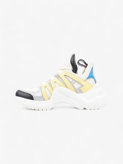 Louis Vuitton Archlight Sneakers White  / Yellow / Grey Mesh EU 39 UK 6
