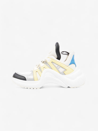 Louis Vuitton Archlight Sneakers White  / Yellow / Grey Mesh EU 39 UK 6