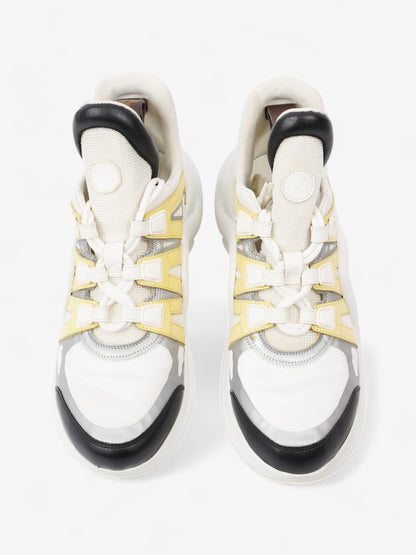 Louis Vuitton Archlight Sneakers White  / Yellow / Grey Mesh EU 39 UK 6