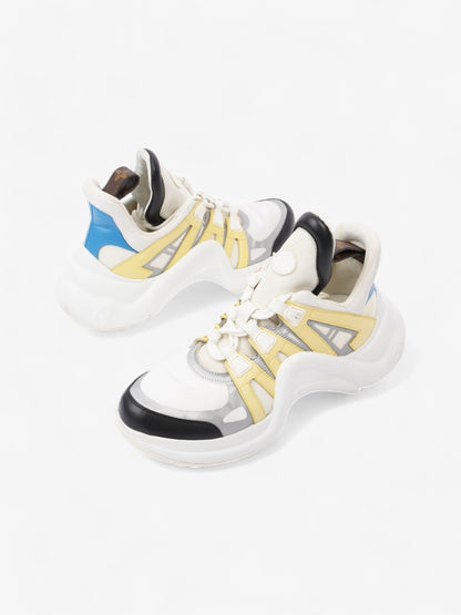 Louis Vuitton Archlight Sneakers White  / Yellow / Grey Mesh EU 39 UK 6