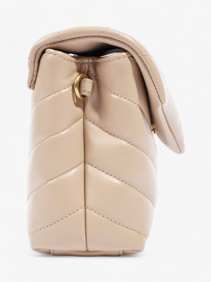 Saint Laurent Lou Lou Beige Calfskin Leather Toy
