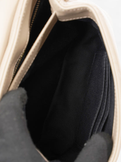 Saint Laurent Lou Lou Beige Calfskin Leather Toy