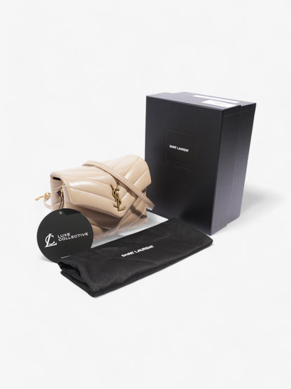Saint Laurent Lou Lou Beige Calfskin Leather Toy