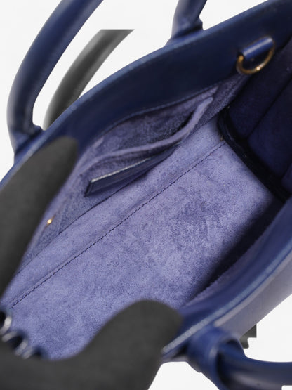 Saint Laurent Sac De Jour Blue Leather Nano