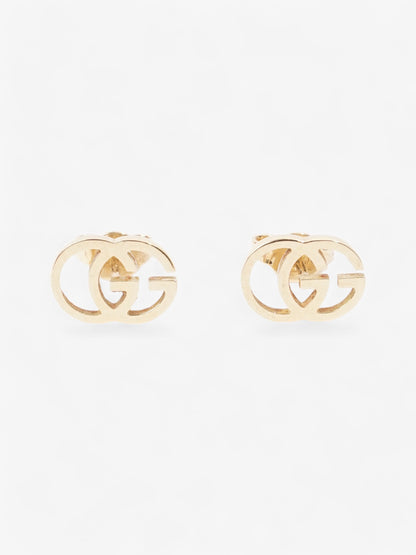 Gucci GG Marmont Stud Earrings Gold Yellow Gold