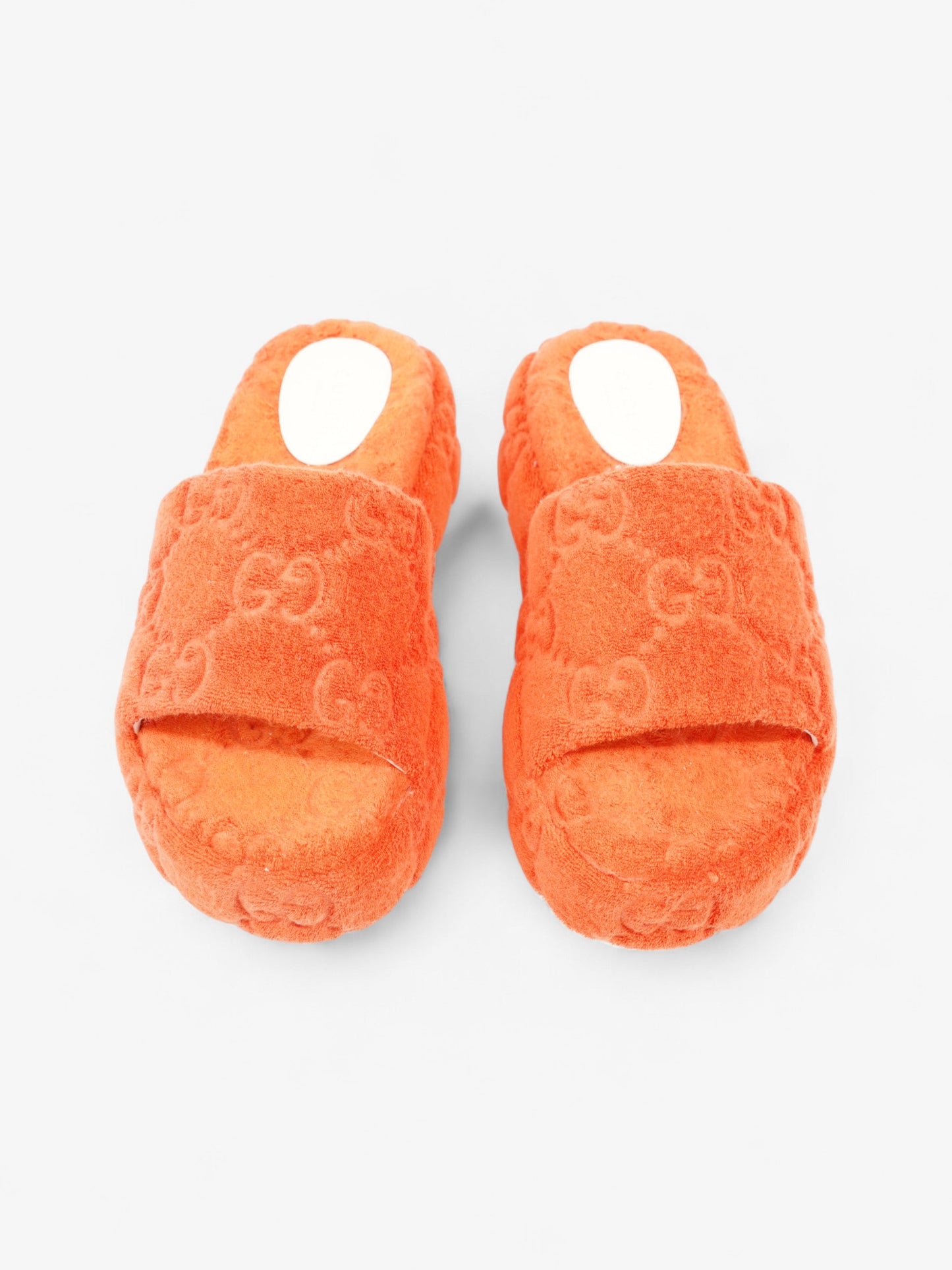 Gucci GG Platform Sandals Orange Cloth EU 36 UK 3