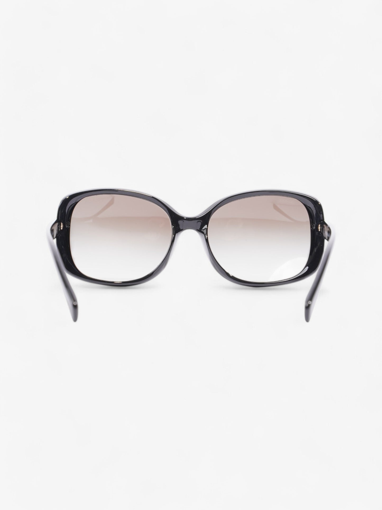 Prada Oversized Sunglasses Black / Light Gold Acetate 130mm