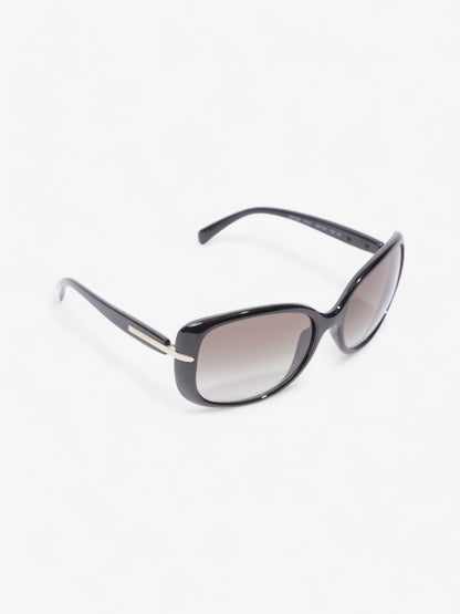Prada Oversized Sunglasses Black / Light Gold Acetate 130mm