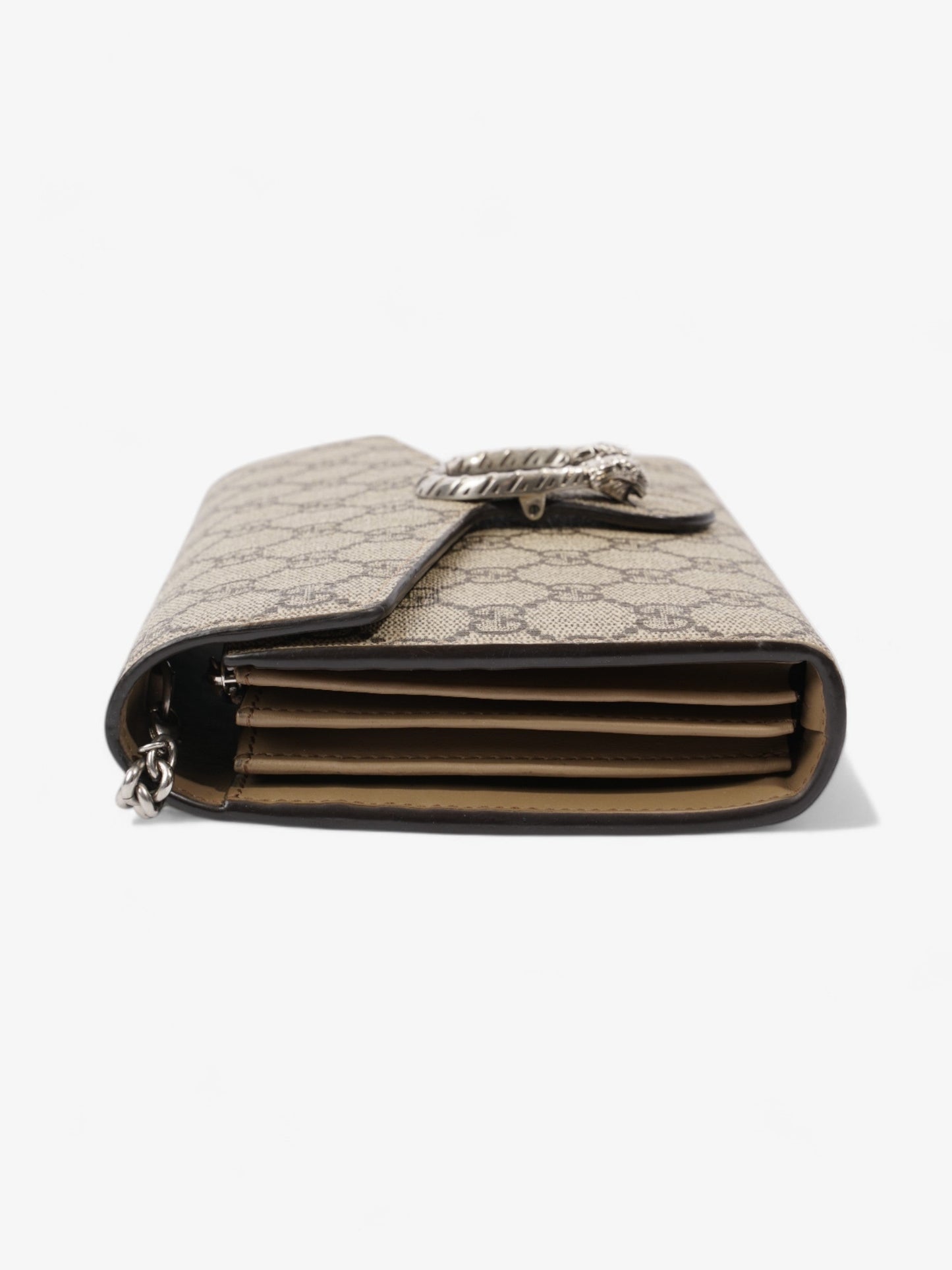 Gucci Dionysus Chain Wallet GG Supreme Coated Canvas