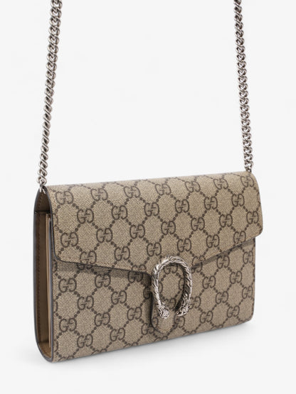 Gucci Dionysus Chain Wallet GG Supreme Coated Canvas