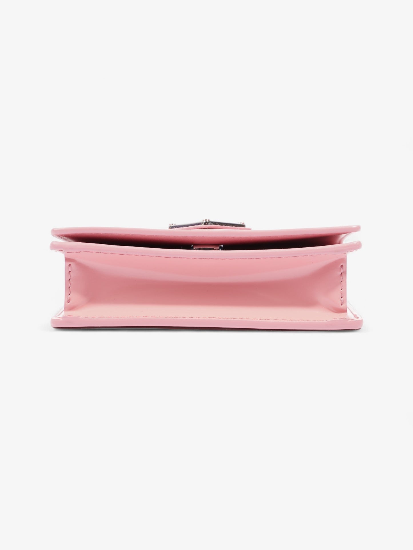 Prada Logo Wallet on Chain Pink Leather Mini