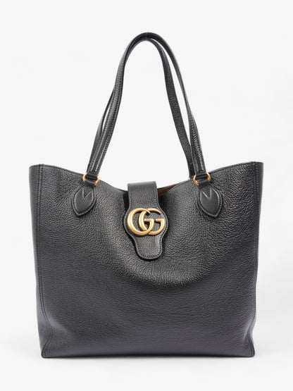 Gucci Double G Tote Black Leather