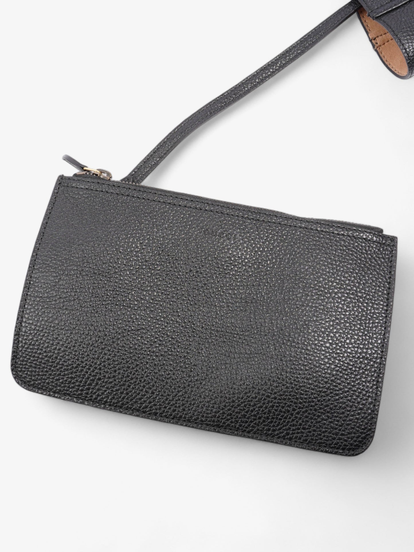 Gucci Double G Tote Black Leather