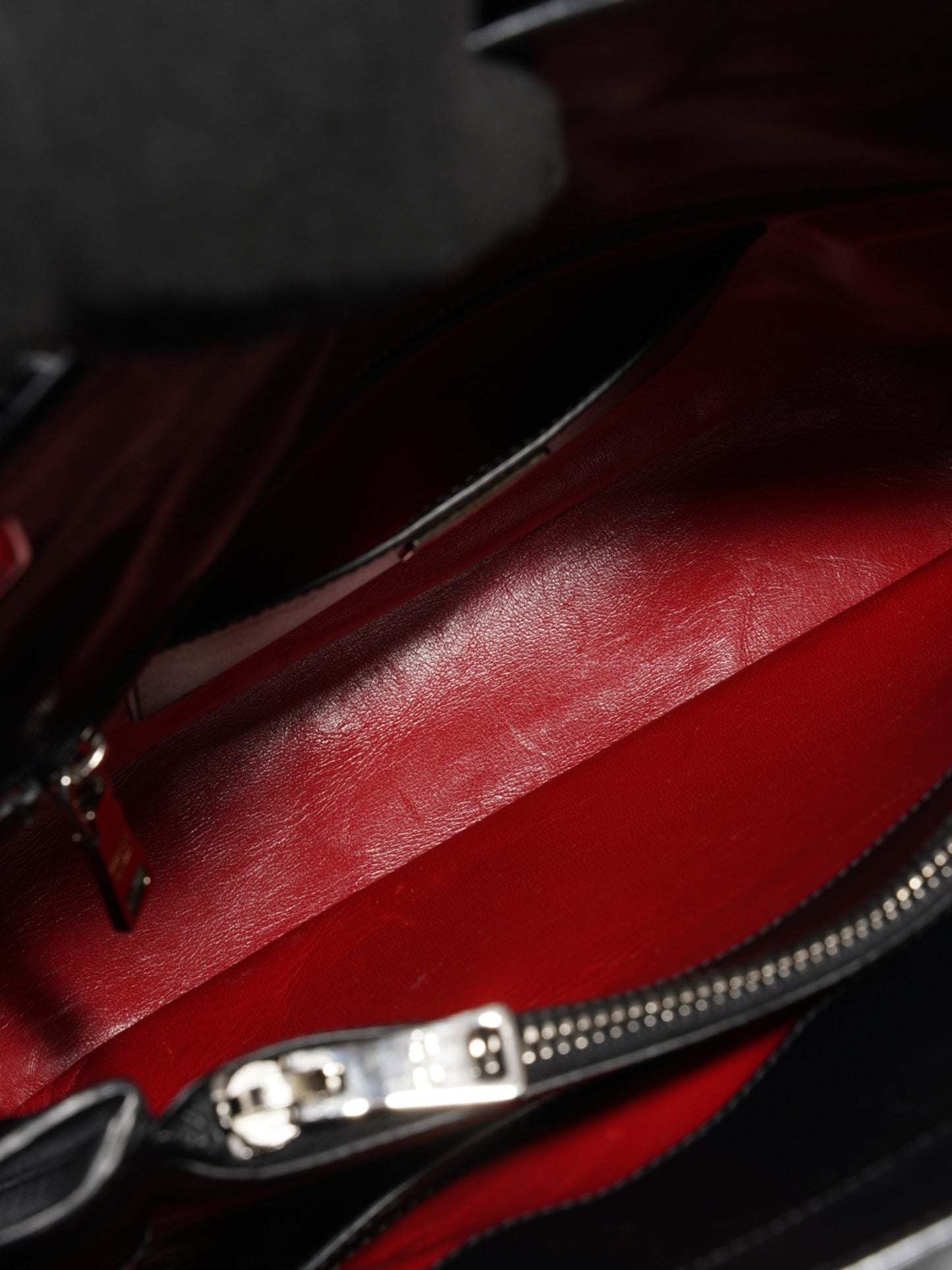 Prada Turnlock Twin Tote Black Saffiano Leather