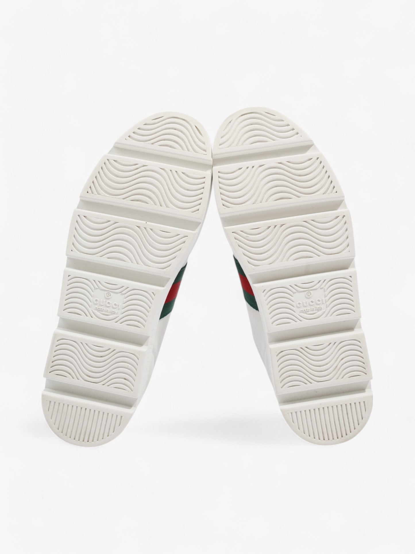 Gucci Ace Platform Sneakers White  / Green / Red Leather EU 35.5 UK 2.5