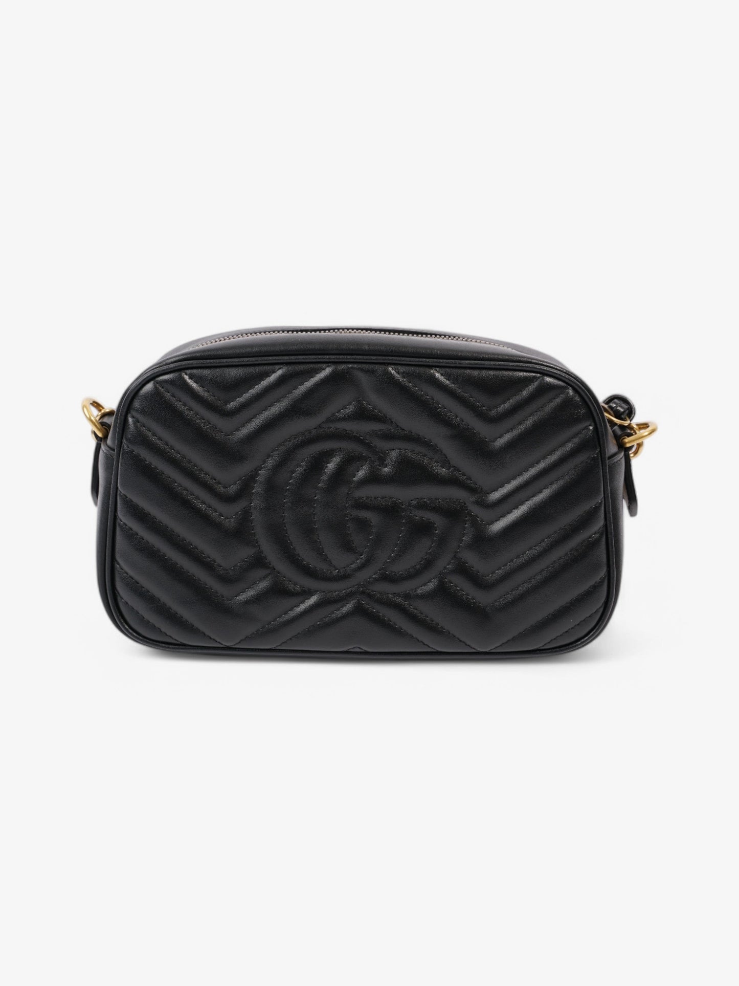Gucci GG Marmont Black Matelasse Leather Small