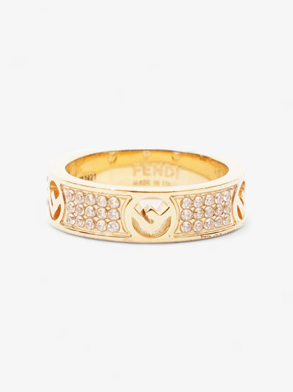 Fendi F is Fendi Ring Gold Base Metal Medium (54mm)