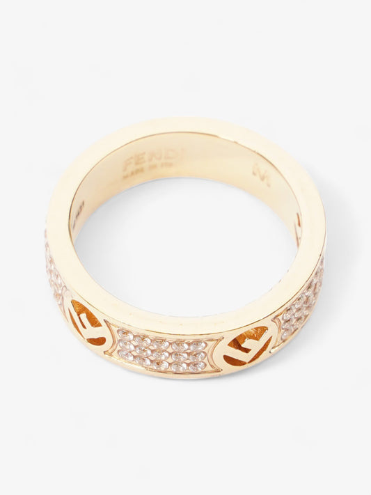 Fendi F is Fendi Ring Gold Base Metal Medium (54mm)