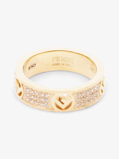 Fendi F is Fendi Ring Gold Base Metal Medium (54mm)