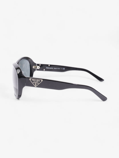 Prada Curved Sunglasses Black Acetate 130mm