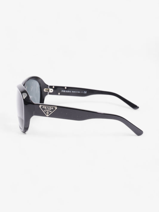 Prada Curved Sunglasses Black Acetate 130mm
