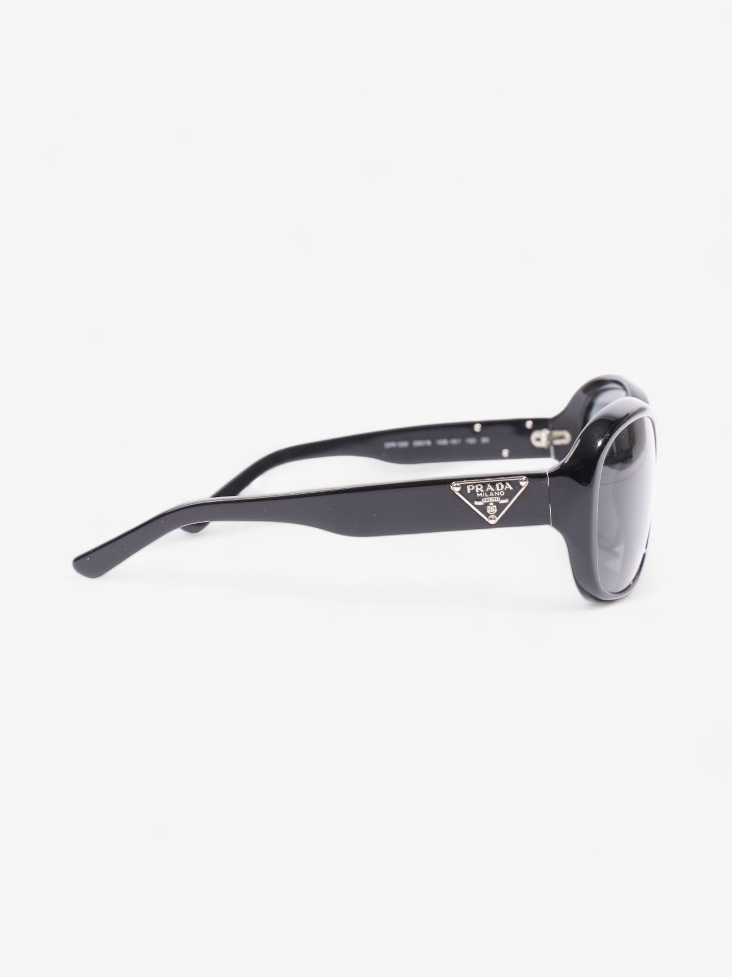 Prada Curved Sunglasses Black Acetate 130mm
