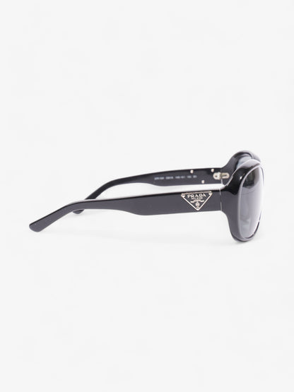 Prada Curved Sunglasses Black Acetate 130mm