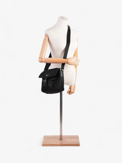 Prada Tessuto Crossbody Black Re Nylon
