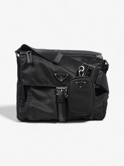 Prada Tessuto Crossbody Black Re Nylon