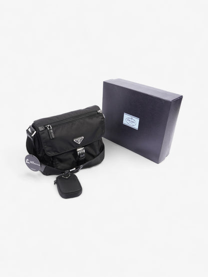 Prada Tessuto Crossbody Black Re Nylon